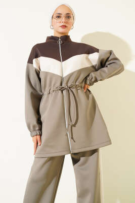 Garnili Bel Tünelli Scuba İkili Takım Vizon - Scuba Ürünler