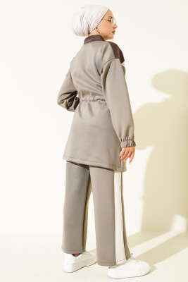 Garnili Bel Tünelli Scuba İkili Takım Vizon - Scuba Ürünler