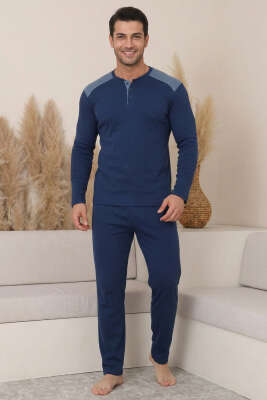 Garnili Büyük Beden Erkek Pijama Takımı Parlement - GLİSA