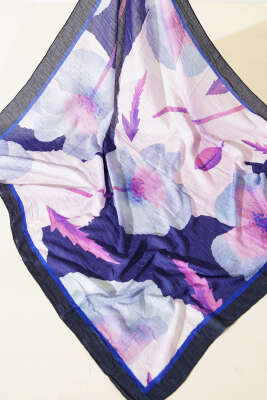 Gelincik Desen Bambu Kraş 3'lü Eşarp Asorti 1 - Eşarp Seti