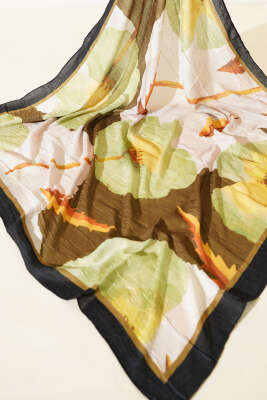 Gelincik Desen Bambu Kraş 3'lü Eşarp Asorti 2 - Eşarp Seti