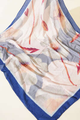 Gelincik Desen Bambu Kraş 3'lü Eşarp Asorti 2 - Eşarp Seti