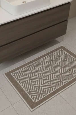 Geometrik Desen Banyo Paspası Asorti 6 