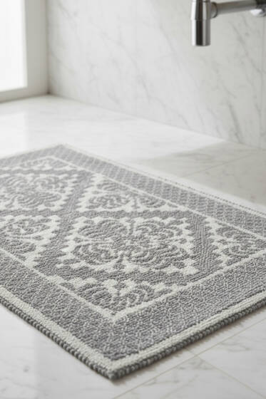 Geometrik Desen Banyo Paspası Asorti 8 - Paspas