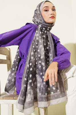 Geyik Desen Lina Şal Taş 