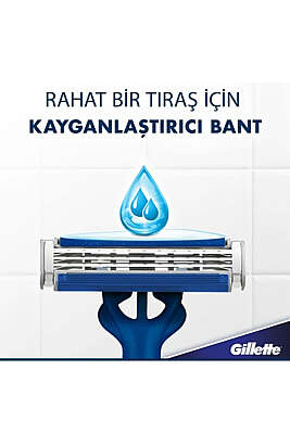 Gillete Blue 3 Comfort Slalom 8 Li Paket - Tıraş Bıçağı