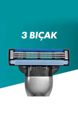 Gillette Mach3 Tıraş Makinesi +2 Yedek Tıraş Bıçağı - Yılın Fırsatı