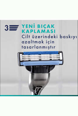 Gillette Mach3 Tıraş Makinesi +5 Yedek Tıraş Bıçağı - Tıraş Bıçağı