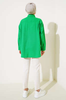 Gizli Düğmeli Basic Gömlek Benetton - Gömlek