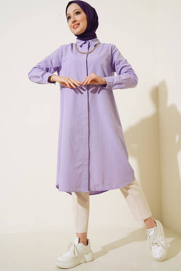 Gizli Pat Gömlek Lila - ÇOK SATANLAR