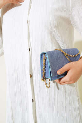 Gizli Pat Uzun Gömlek Beyaz - Yılın Fırsatı