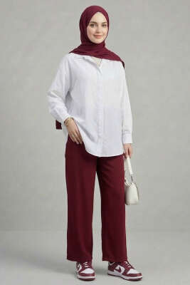 Gizli Patlı Modal Kumaş Gömlek Ekru - Gömlek