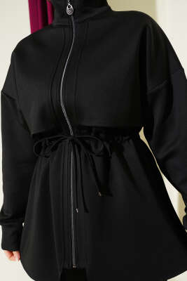 Göğüs Parçalı Tünelli Scuba İkili Takım Siyah - İkili Takım