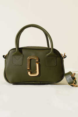 Gold Detaylı Mini Çanta Haki - Bel Çantası