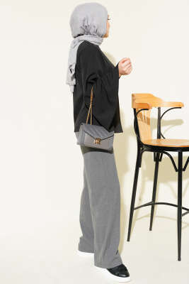 Gold Düğmeli Bağcıklı Kısa Ceket Siyah - Ceket