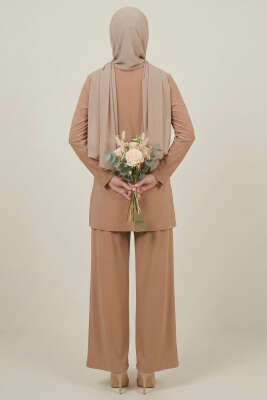 Gold Tokalı Sandy İkili Takım Camel - İkili Takım