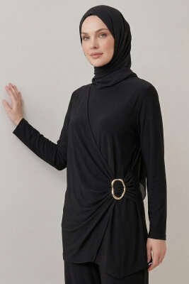 Gold Tokalı Sandy İkili Takım Siyah - İkili Takım