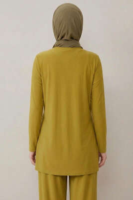 Gold Tokalı Sandy İkili Takım Yağ Yeşili - İkili Takım