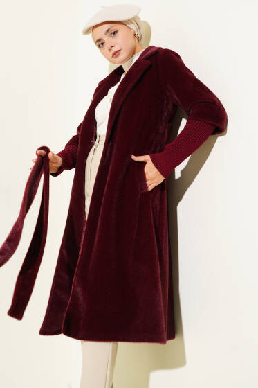 Goldfox Kol Ribanalı Kaban Bordo - Kaban