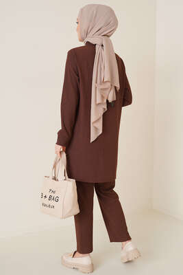 Gömlekli Bürümcük İkili Takım Kahve - İKİLİ TAKIM