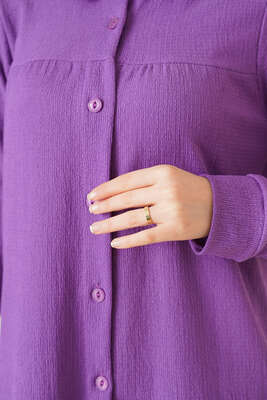 Gömlekli Bürümcük İkili Takım Mor - İKİLİ TAKIM