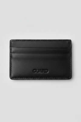 Guard 4 Bölmeli Erkek Kartlık Siyah - GUARD