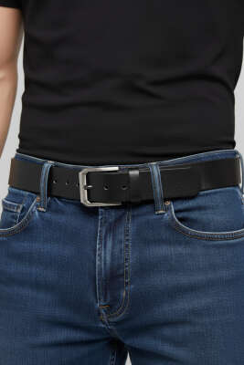 Guard Metal Tokalı Erkek Kemer Siyah - ERKEK KEMER