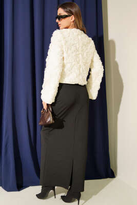 Gül Bluzlu Etekli İkili Takım Ekru - Kadın Giyim Modelleri