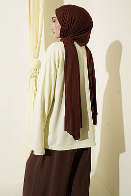 Hakim Yaka Loyşa Tunik Sarı - Tunik