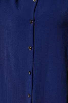 Hakim Yaka Metal Düğmeli Takım Lacivert - İkili Takım