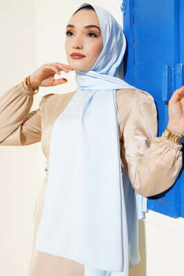 Halka Desen Jakar Şal Bebe Mavi -119 - Yılın Fırsatı