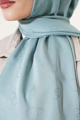 Halka Desen Jakar Şal Çağla Yeşili - Yılın Fırsatı