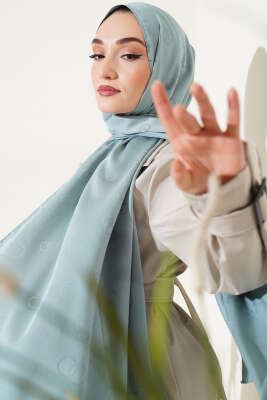 Halka Desen Jakar Şal Çağla Yeşili - Yılın Fırsatı