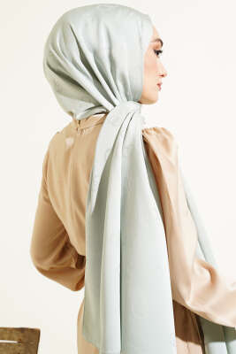 Halka Desen Jakar Şal Mint Yeşili -87 - Yılın Fırsatı