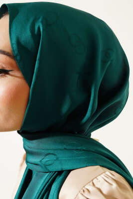 Halka Desen Jakar Şal Zümrüt -78 - Yılın Fırsatı