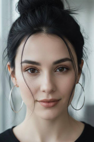 Halka Küpe Gümüş - Küpe