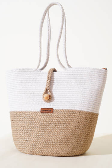 Hasır Kol Çanta Asorti 2 - Kol Çantası