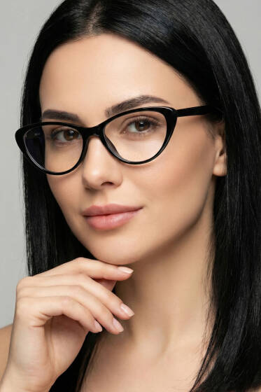 Herakles Serisi Şeffaf Gözlük Siyah - GÜNEŞ GÖZLÜĞÜ