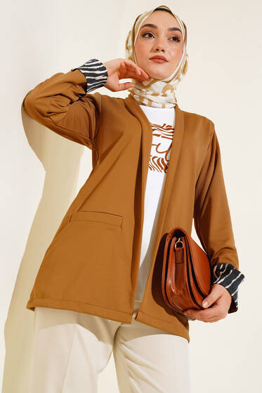 İçlikli Ceket İkili Takım Taba - İkili Takım