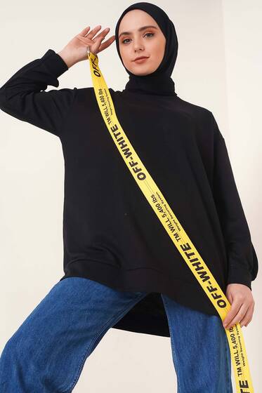 İki İplik Düz Tunik Siyah - 100-300 TL Ürünler