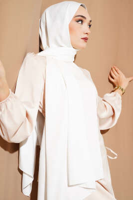 İllüzyon Desen Jakar Şal Beyaz -09 - Yılın Fırsatı