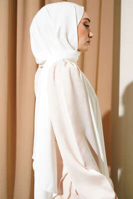 İllüzyon Desen Jakar Şal Beyaz -09 - Yılın Fırsatı