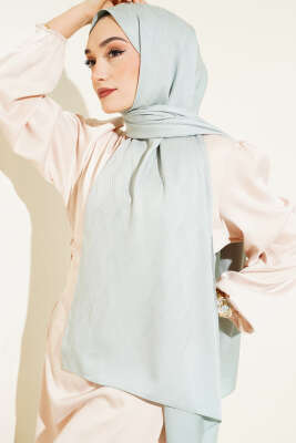 İllüzyon Desen Jakar Şal Çağla Yeşili -87 - Yılın Fırsatı