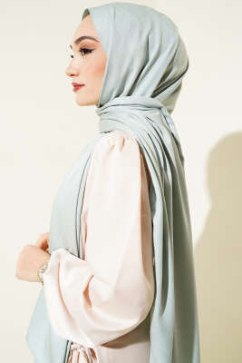 İllüzyon Desen Jakar Şal Çağla Yeşili -87 - Yılın Fırsatı