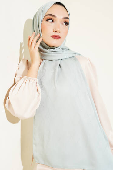 İllüzyon Desen Jakar Şal Çağla Yeşili -87 - Yılın Fırsatı