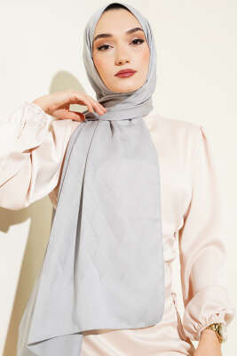 İllüzyon Desen Jakar Şal Gri -63 - Yılın Fırsatı