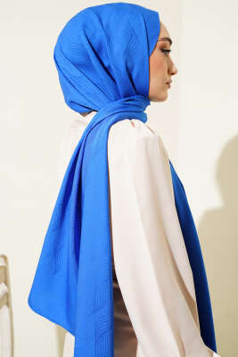 İllüzyon Desen Jakar Şal Saks -46 - Yılın Fırsatı