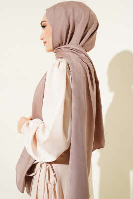 İllüzyon Desen Jakar Şal Soft Kahve -21 - Yılın Fırsatı