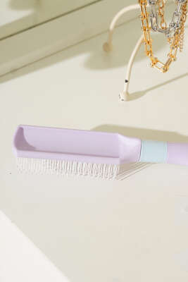 İnce Fırçalı Tarak Mor - Saç Aksesuarları