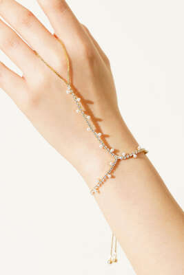 İnci Detaylı Su Yolu Şahmeran Gold - KONYALI BİJUTERİ